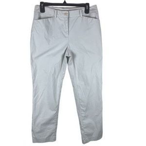 Jones New York Signature Women’s Sz 8P Beige Cotton Spandex Chino Pants